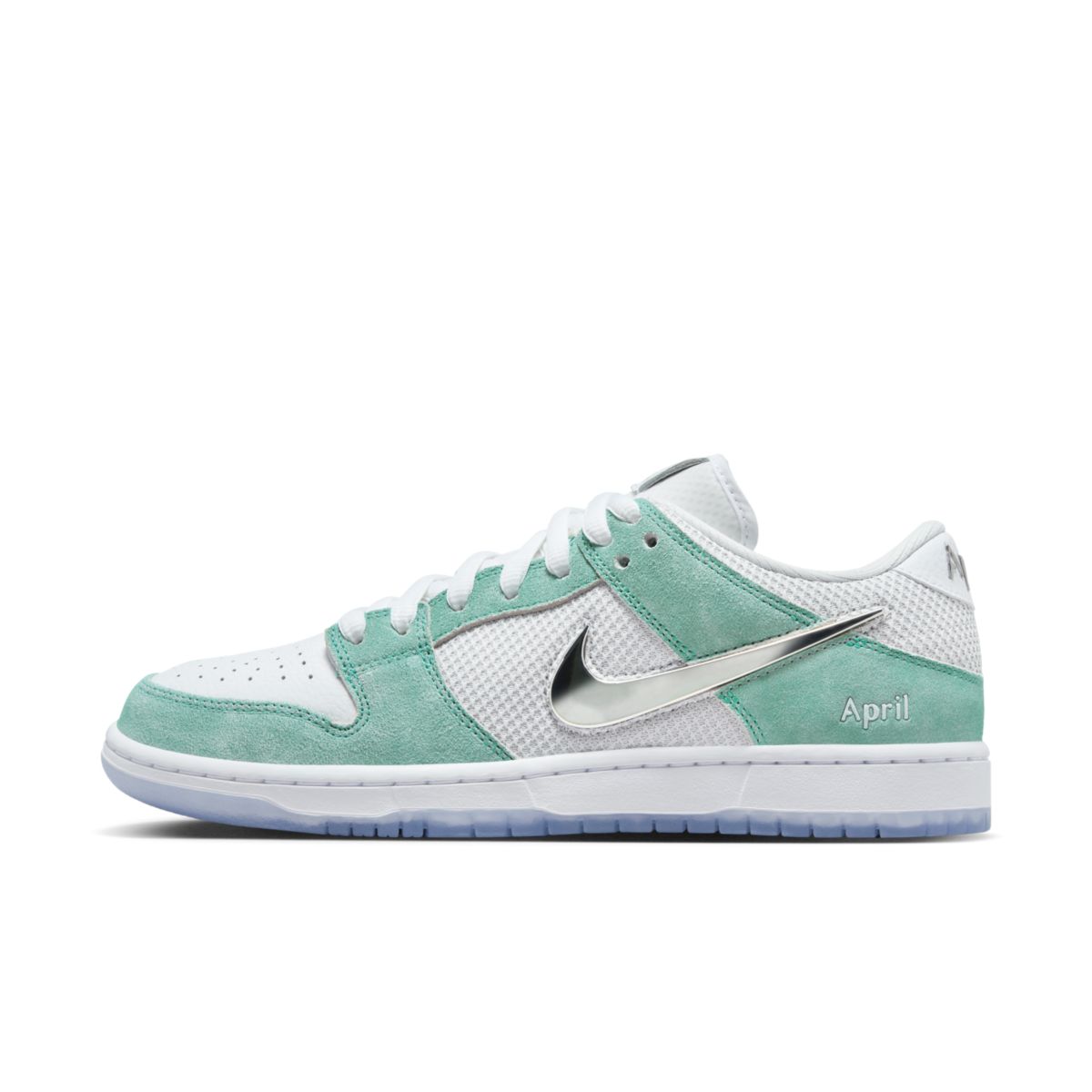 April Skateboards x Nike SB Dunk Low Racer Blue FD2562-400 A