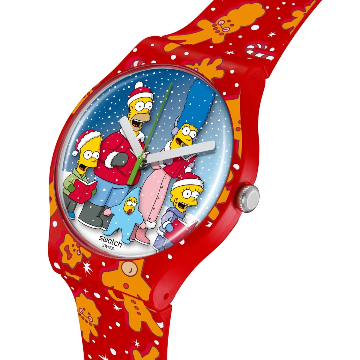 Zegarek swatch x the simpsons wonderus winter wonderland 0