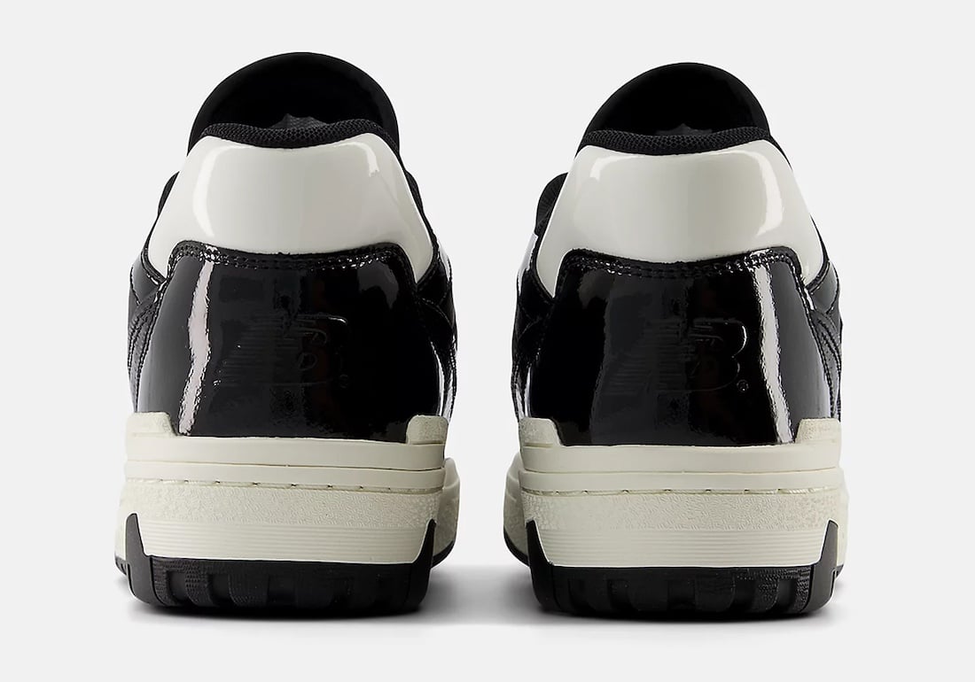 New Balance 550 Patent Leather Black White BB550KYG 6