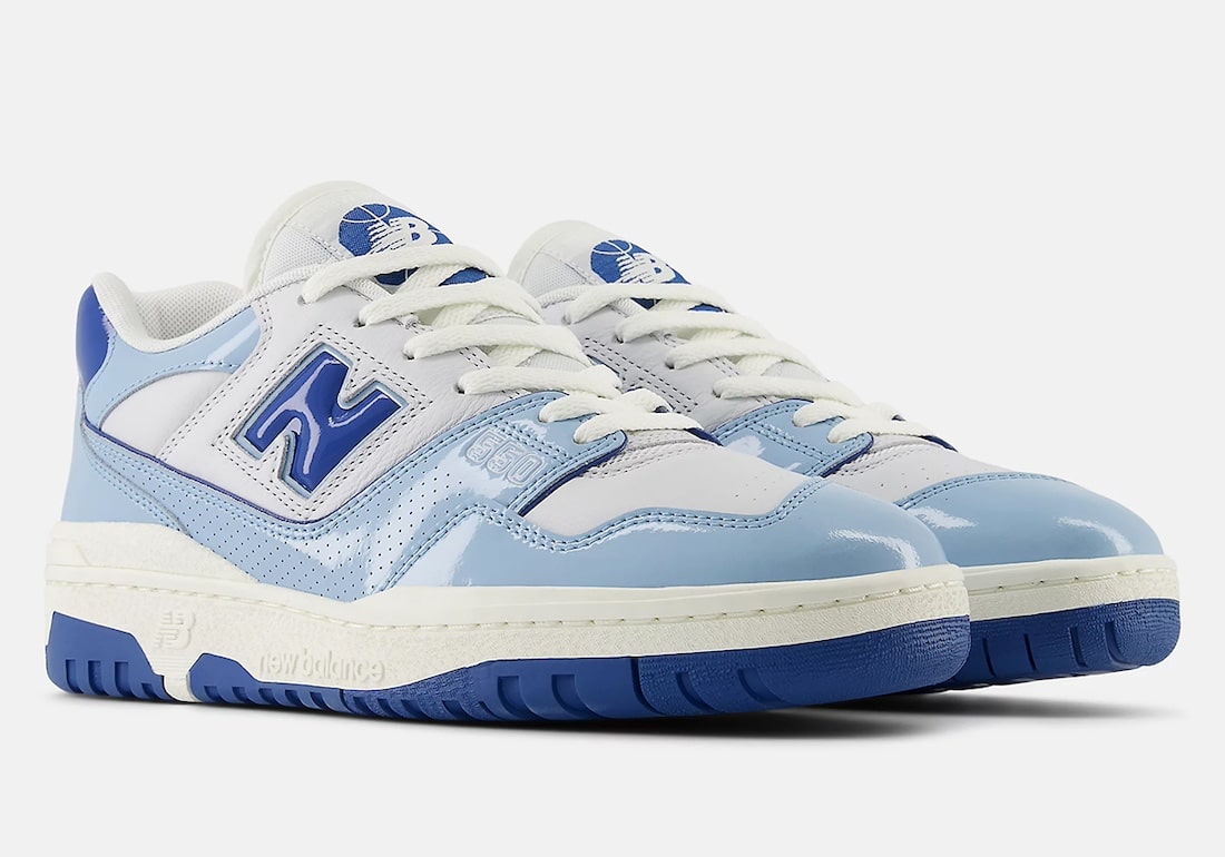 New Balance 550 Patent Leather Blue BB550KYE 4