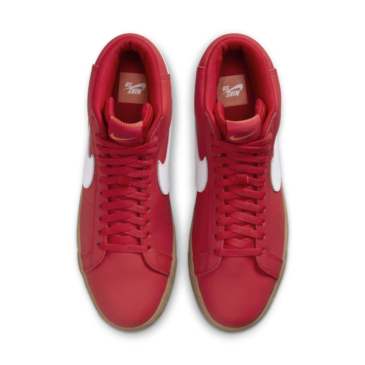 Nike SB Blazer Mid Orange Label Red Gum FJ1680-600 D