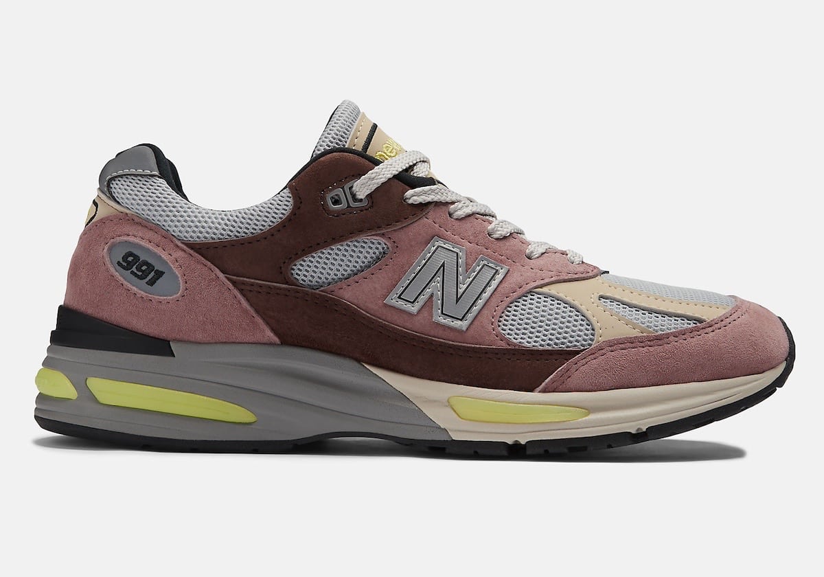 New Balance 991v2 Rosewood Grey U991MG2 2