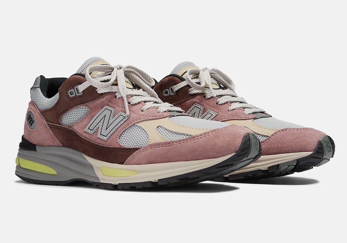 New Balance 991v2 Rosewood Grey U991MG2 4
