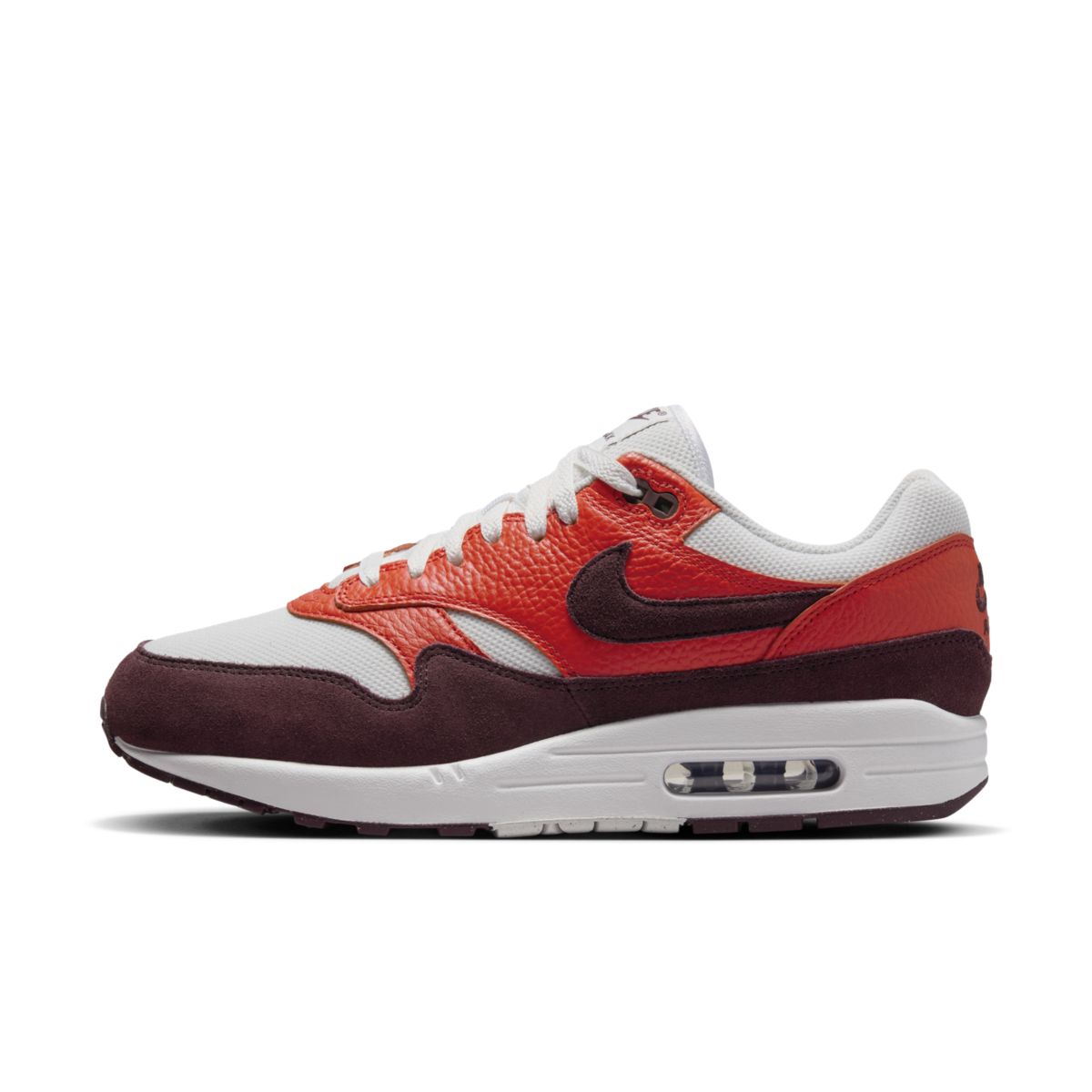 Nike Air Max 1 Burgundy Crush Picante Red FN6952-102 A