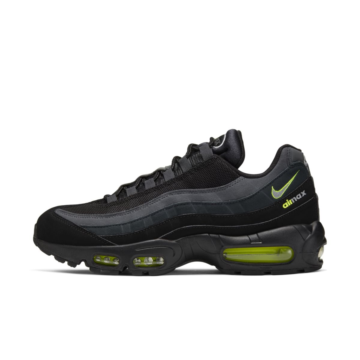 Nike Air Max 95 Retro Logo Black Volt CV1635-002 A