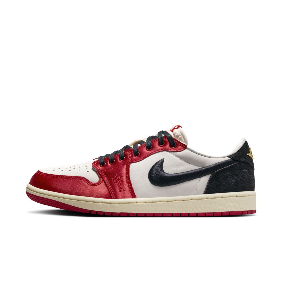 Trophy Room x Air Jordan 1 Low Sail Varsity Red FN0432-100 A
