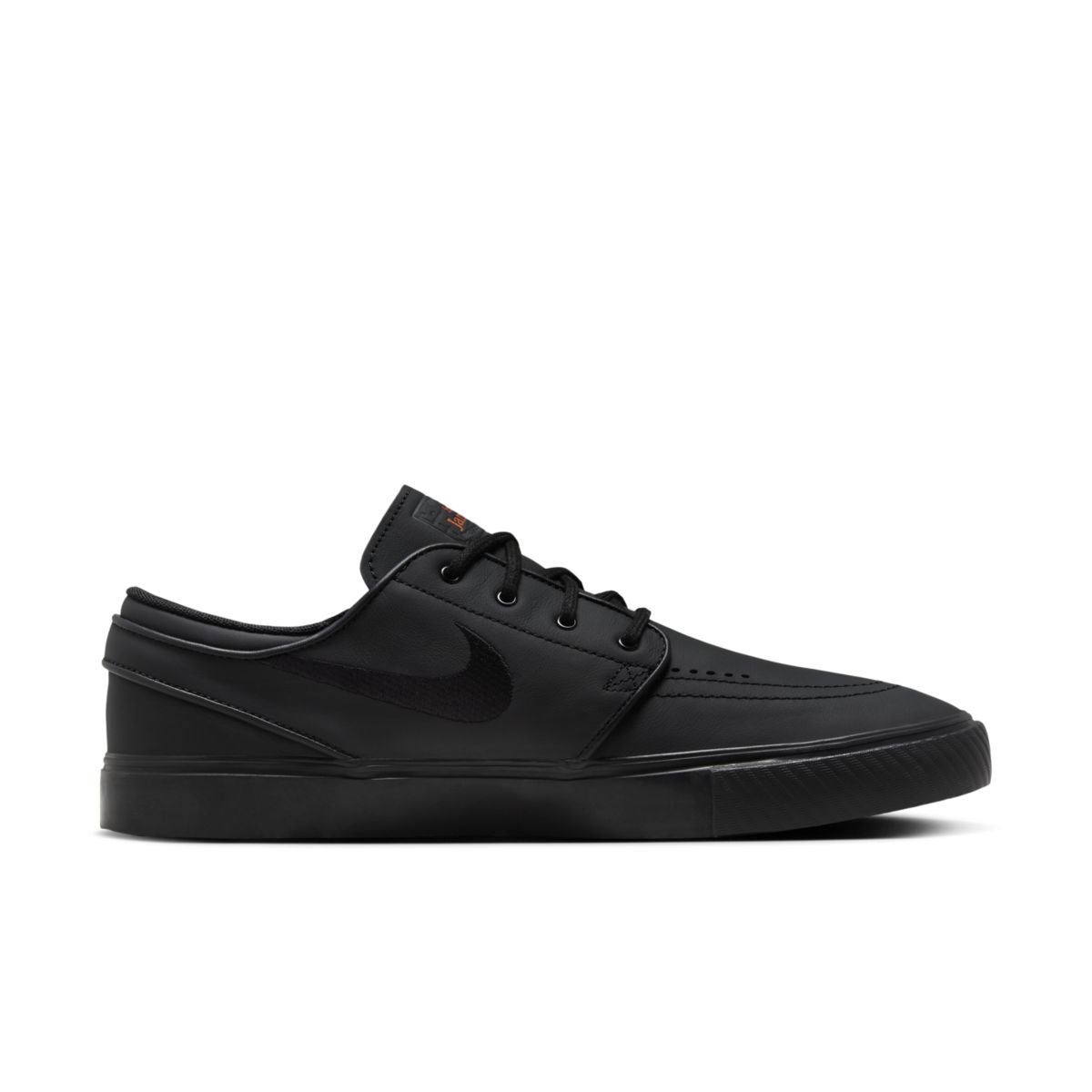 Nike SB Stefan Janoski Low Triple Black Orange Label FQ7621-001 C