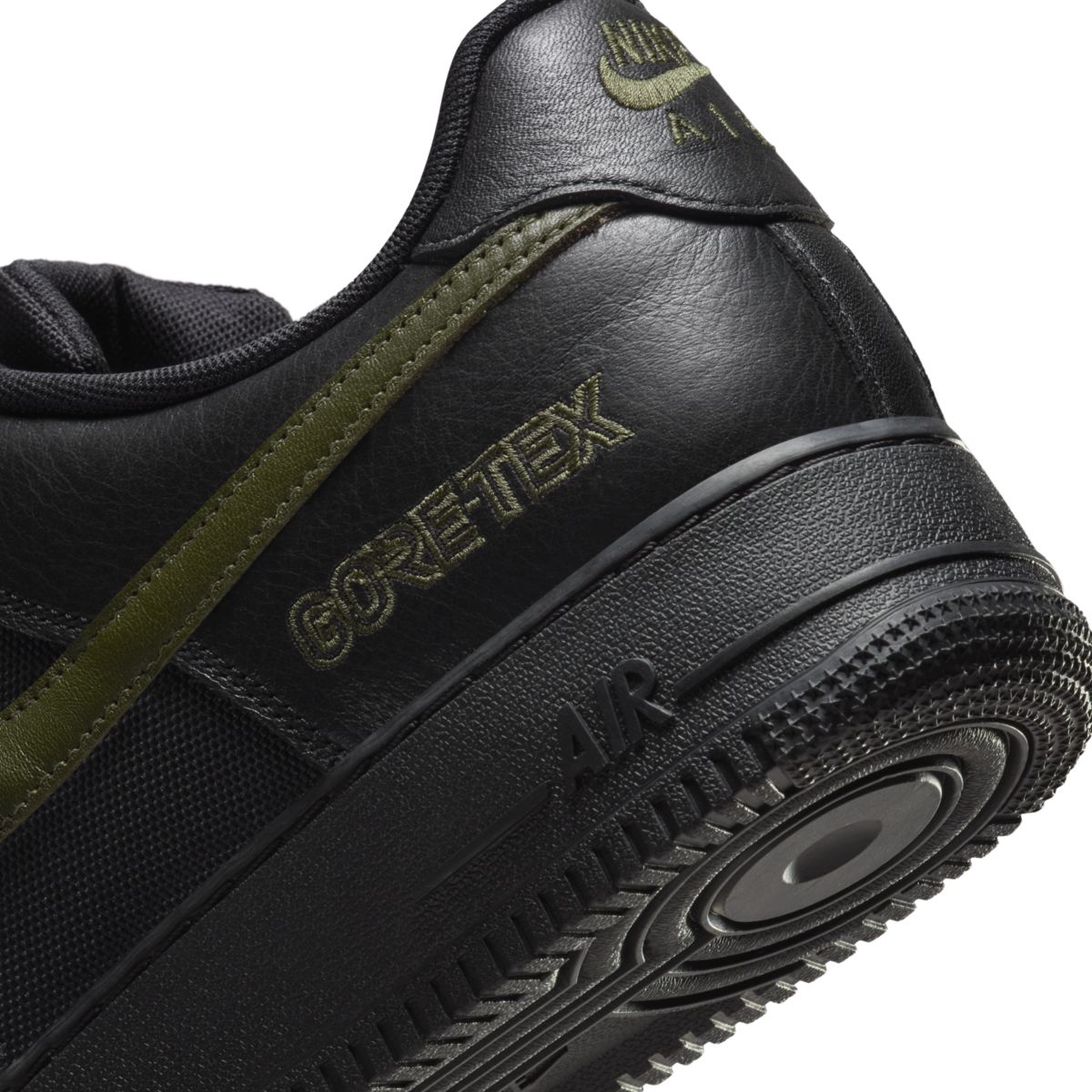 Nike Air Force 1 Low GORE-TEX Black Cargo Khaki HV3959-010 K