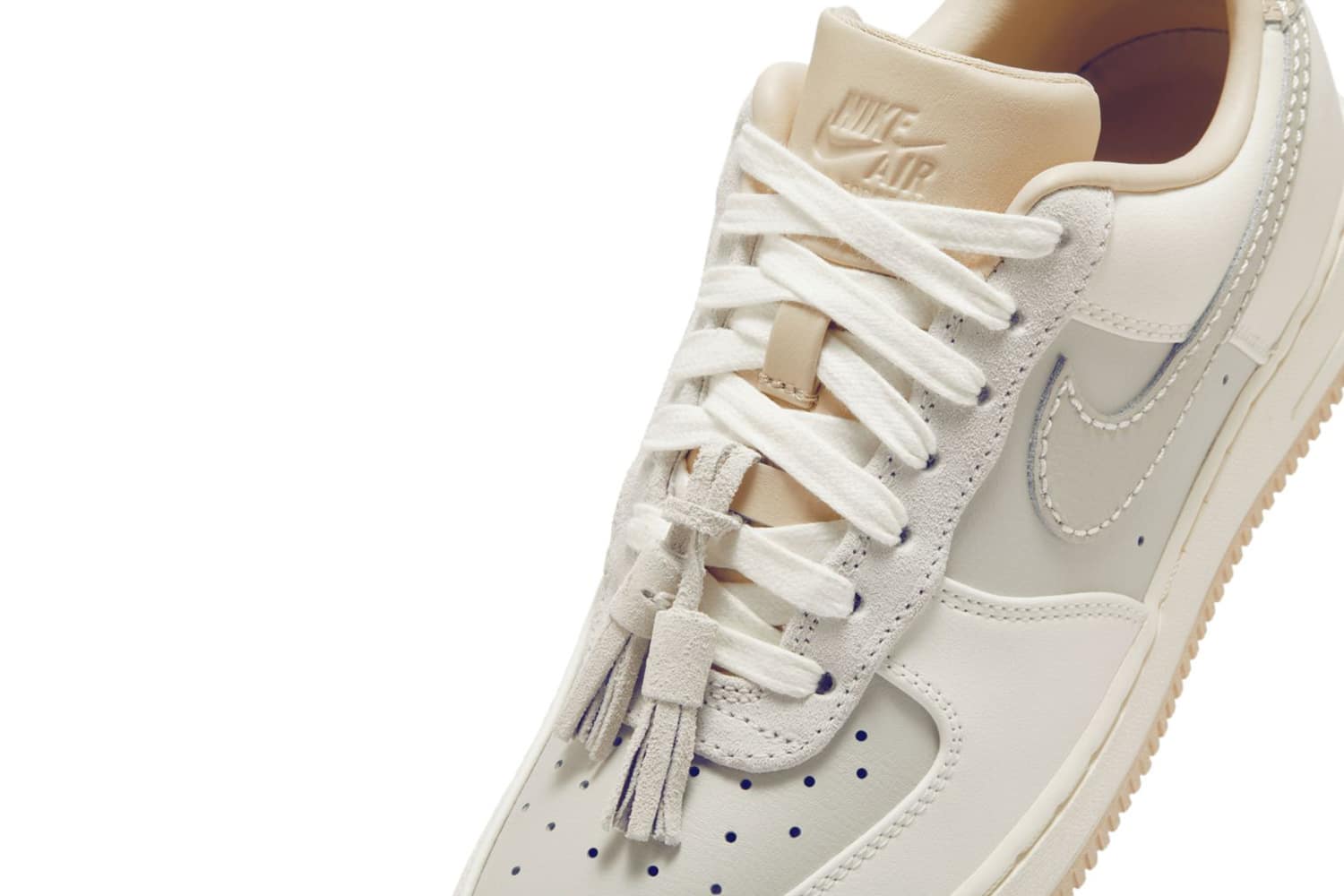 Nike Air Force 1 Low Tassels Light Bone Sail HV1813-001