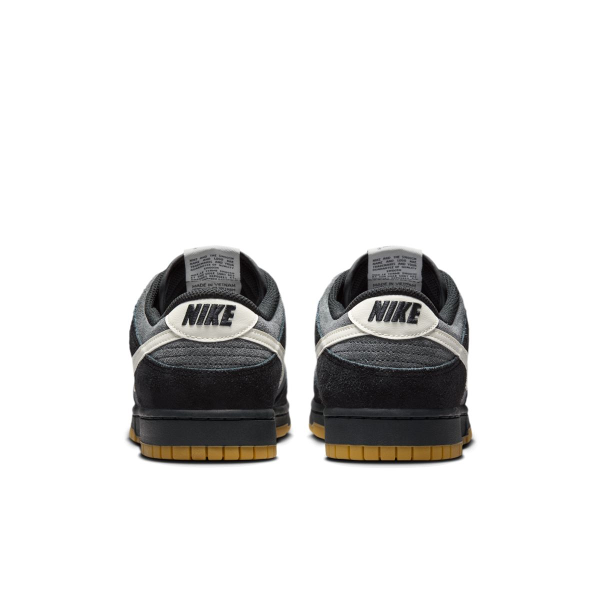 Nike Dunk Low Black Grey Gum HQ1931-001 F