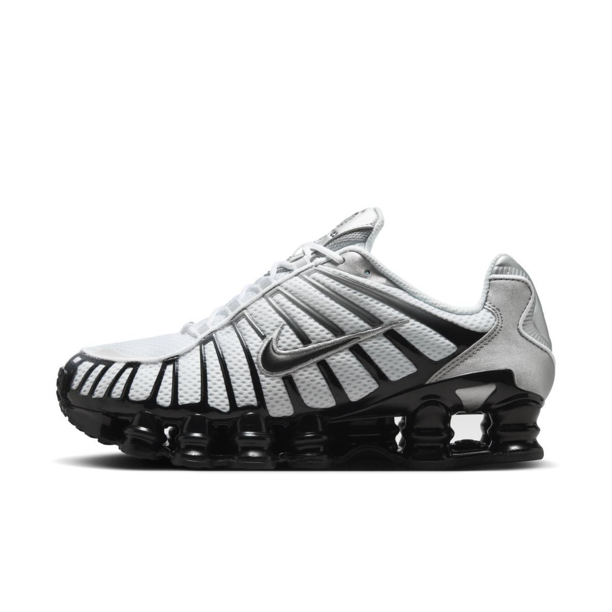 Nike Shox TL Metallic Silver Black HQ4049-001 A