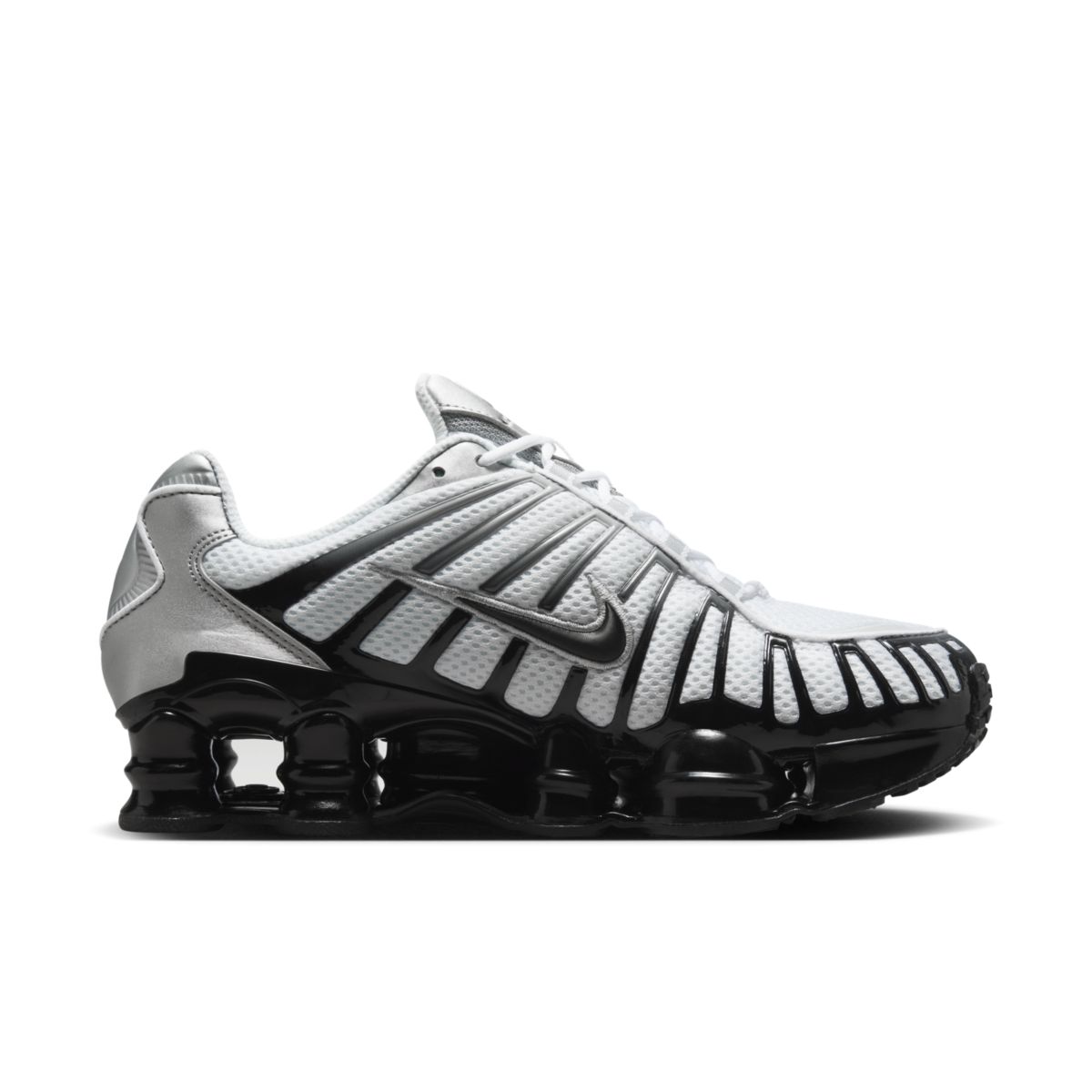 Nike Shox TL Metallic Silver Black HQ4049-001 C
