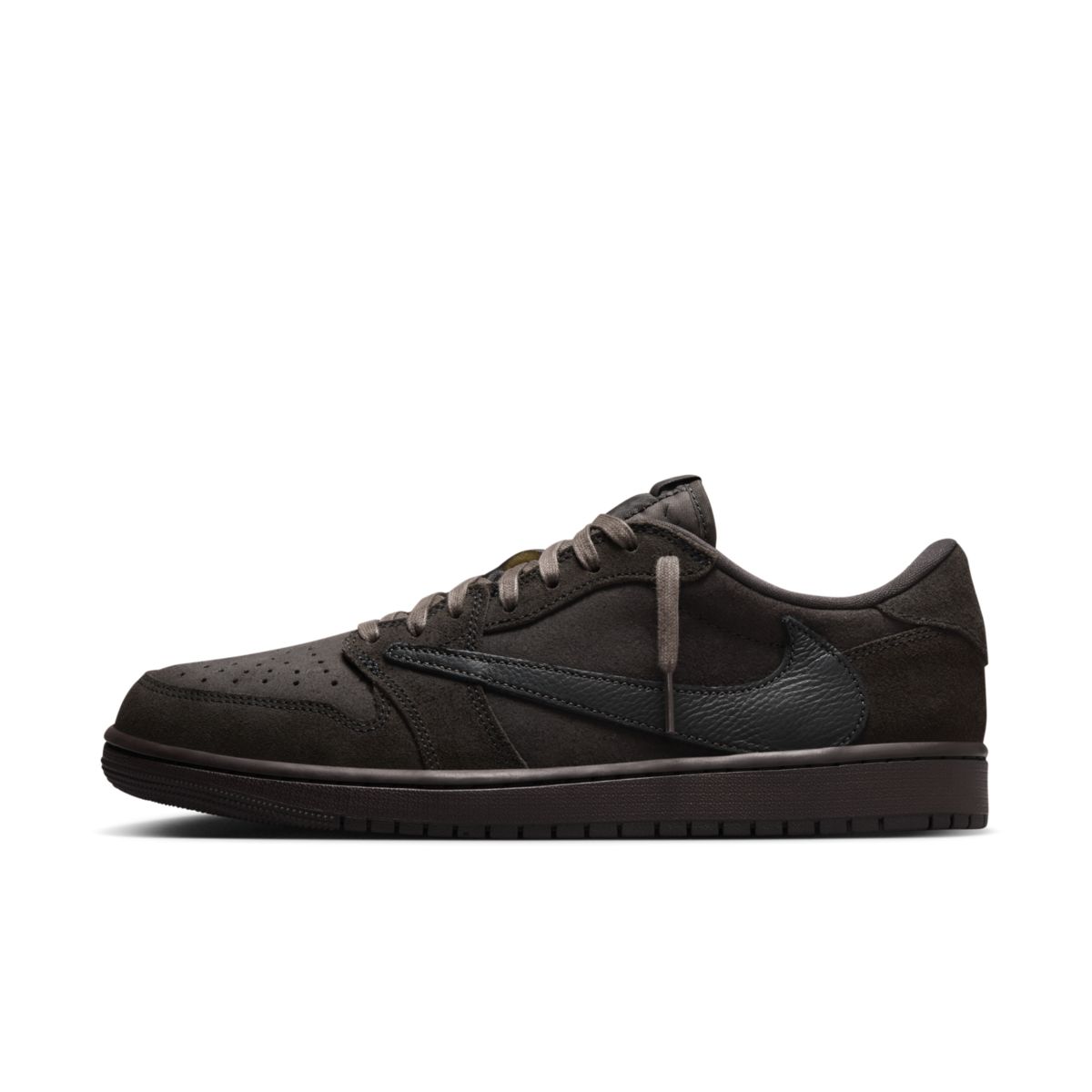Travis Scott x Air Jordan 1 Low Velvet Brown DM7866-202 A