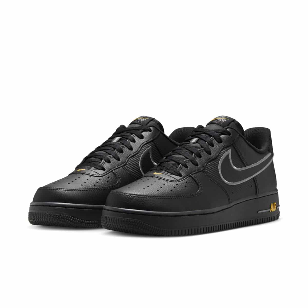Nike Air Force 1 Low Black Laser Orange IB7677-001 E