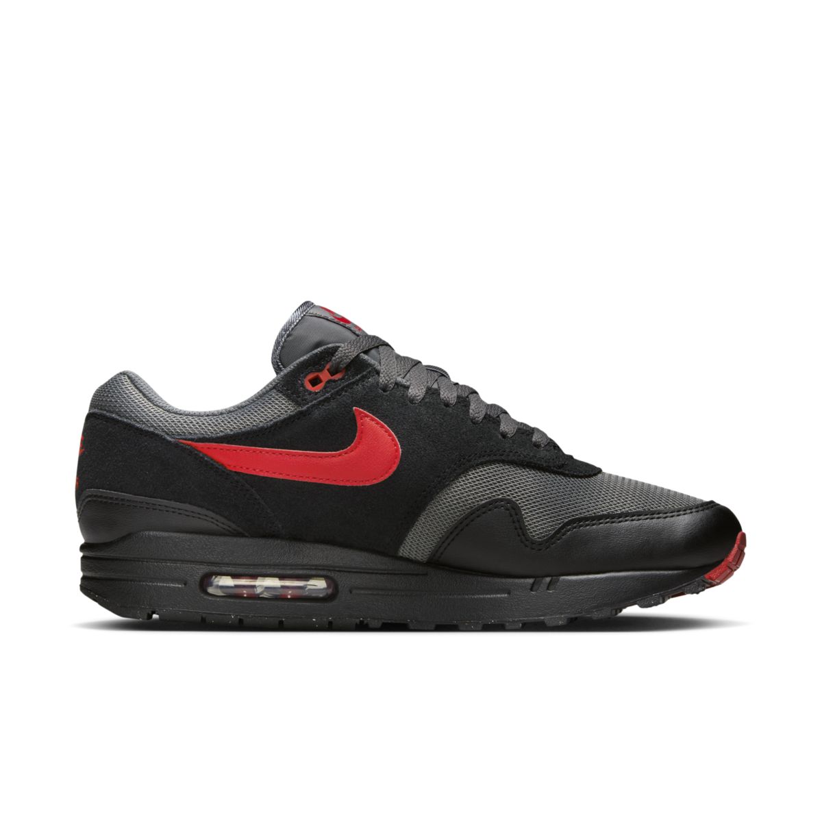 Nike Air Max 1 Vamps Black University Red FZ5808-008 C