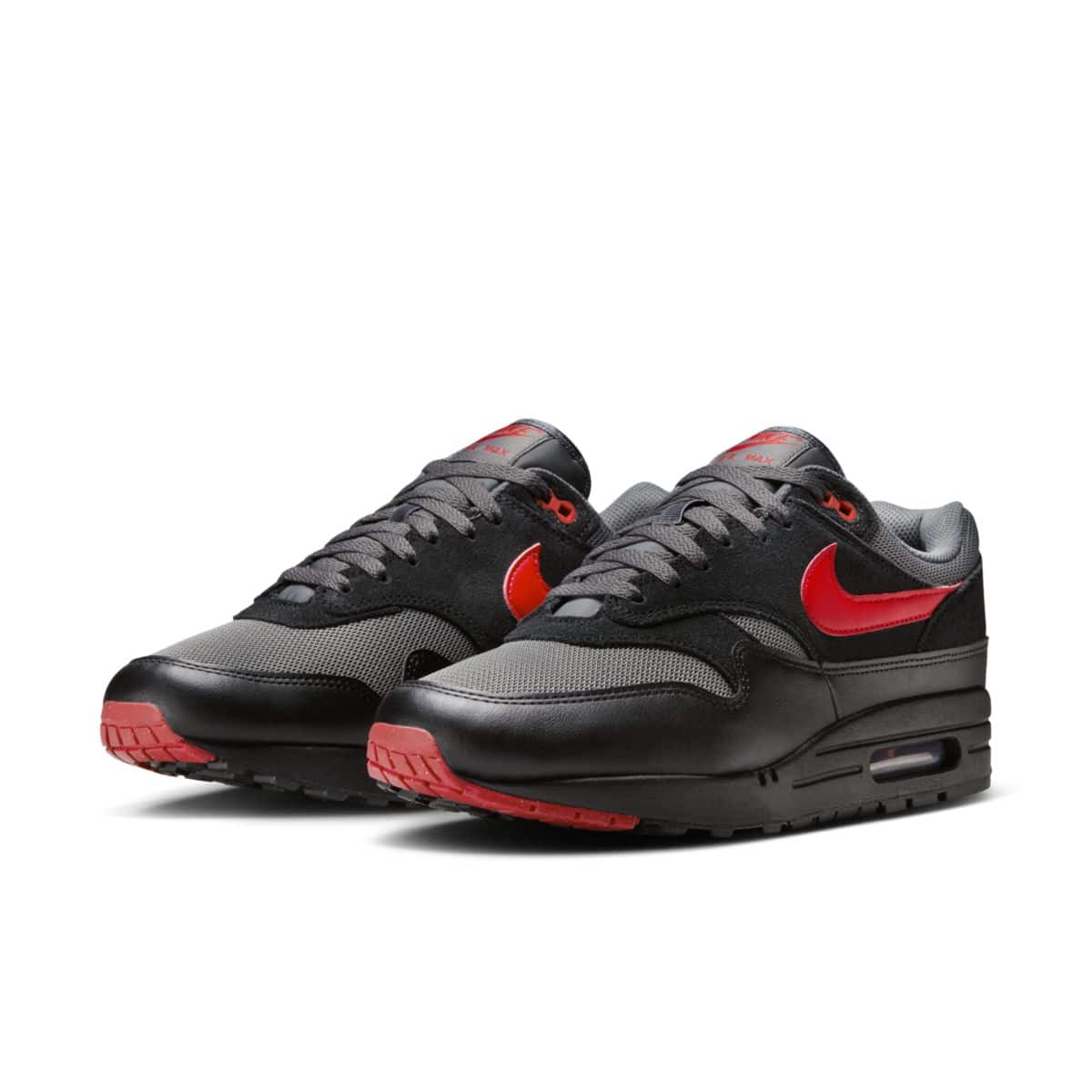 Nike Air Max 1 Vamps Black University Red FZ5808-008 E