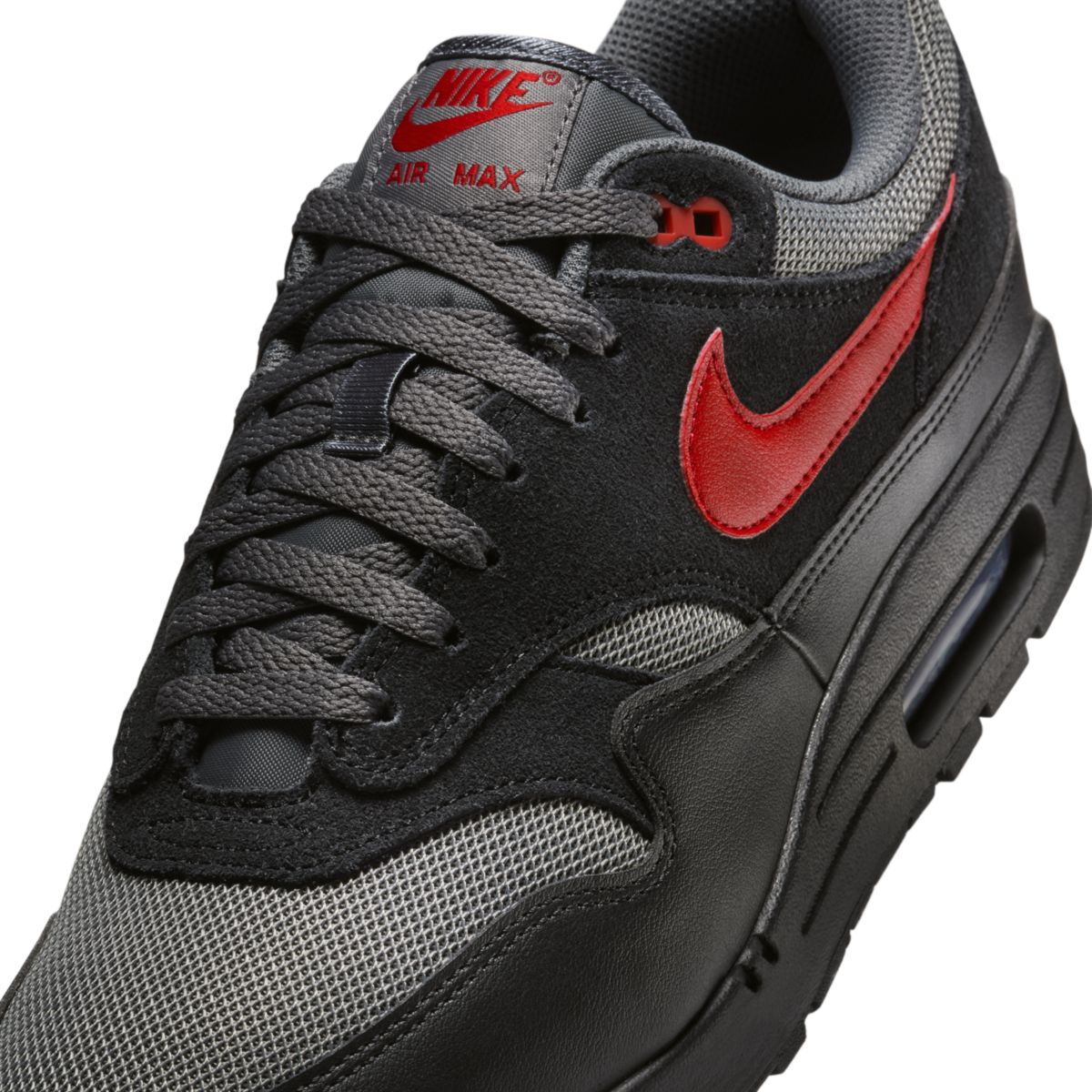 Nike Air Max 1 Vamps Black University Red FZ5808-008 H