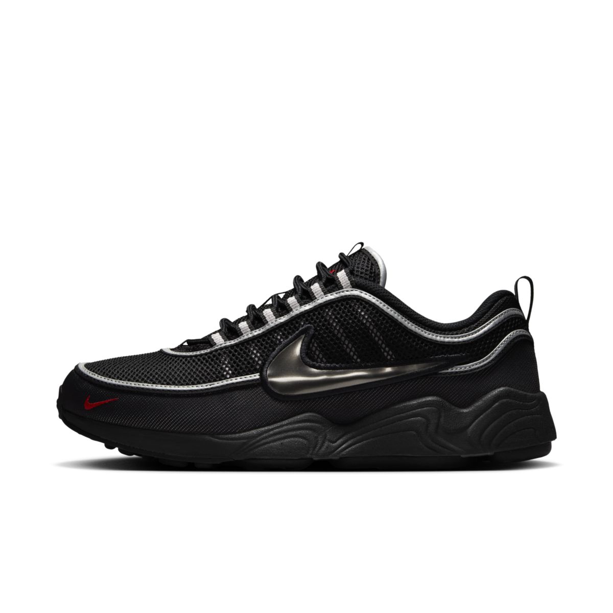 Nike Air Zoom Spiridon Black Metallic Silver HF9117-002 A
