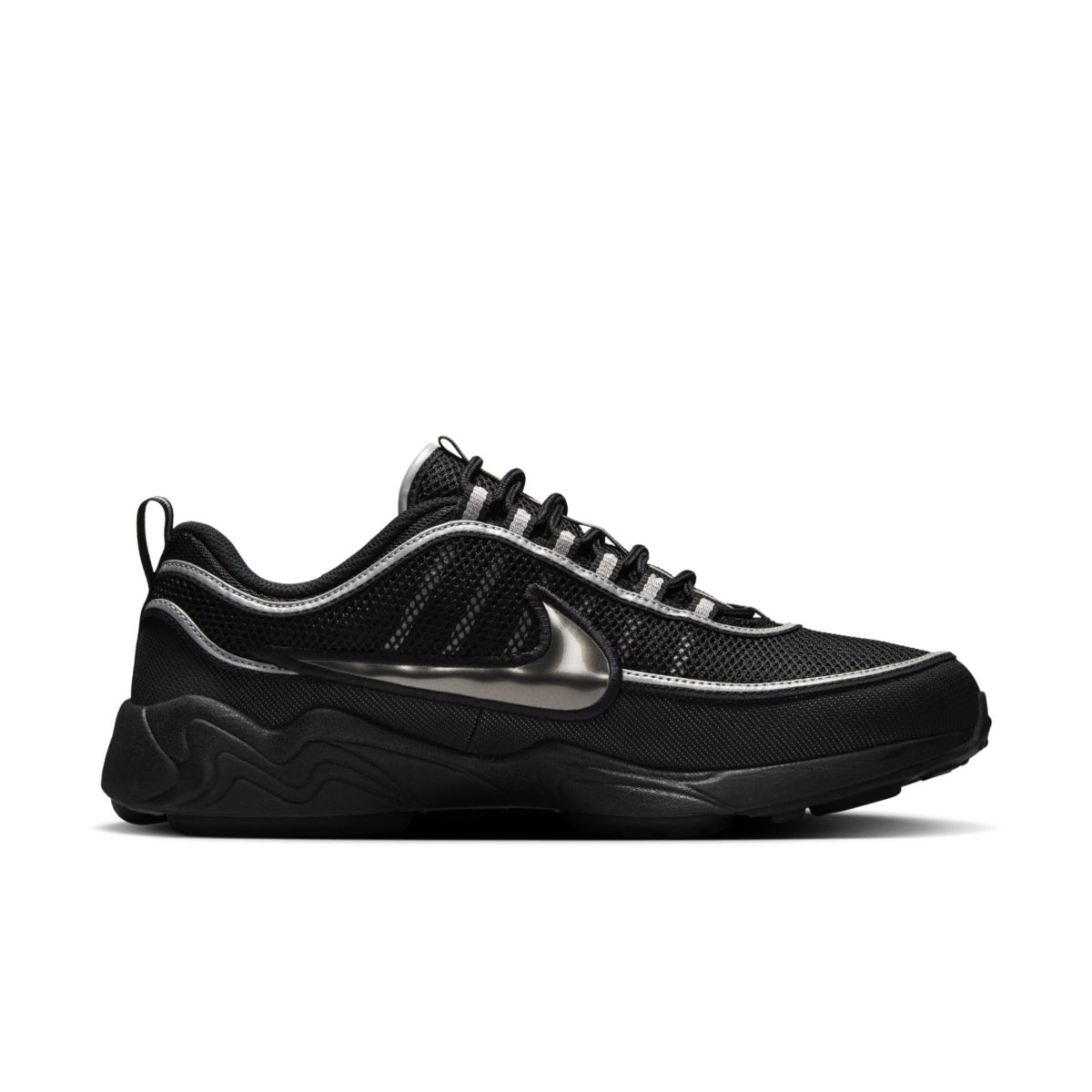 Nike Air Zoom Spiridon Black Metallic Silver HF9117-002 C