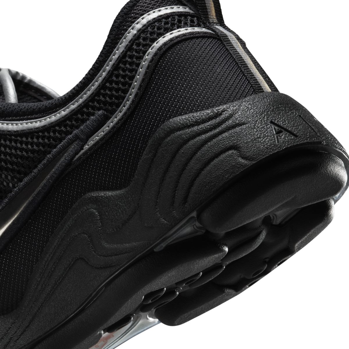 Nike Air Zoom Spiridon Black Metallic Silver HF9117-002 K