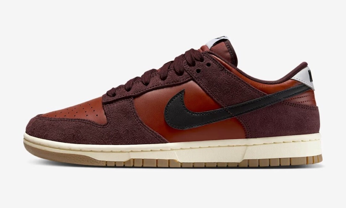 Nike Dunk Low Mars Stone Burgundy Crush IB6399-600 2