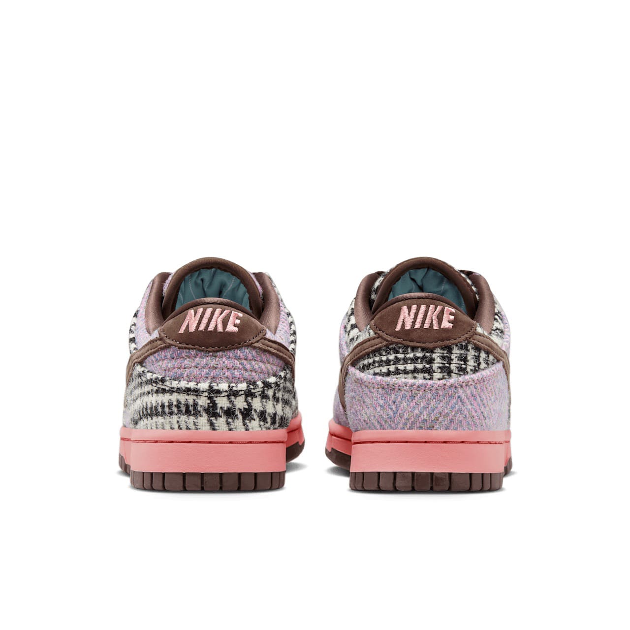 Harris Tweed x Nike Dunk Low Denim Turquoise Baroque Brown HQ5036-902 6
