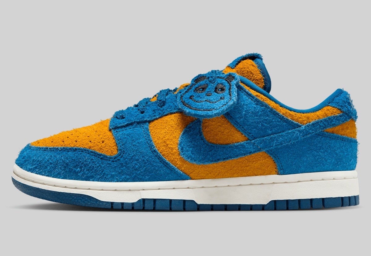 Nike Dunk Low Panda Blue Gold IH7648-700 2