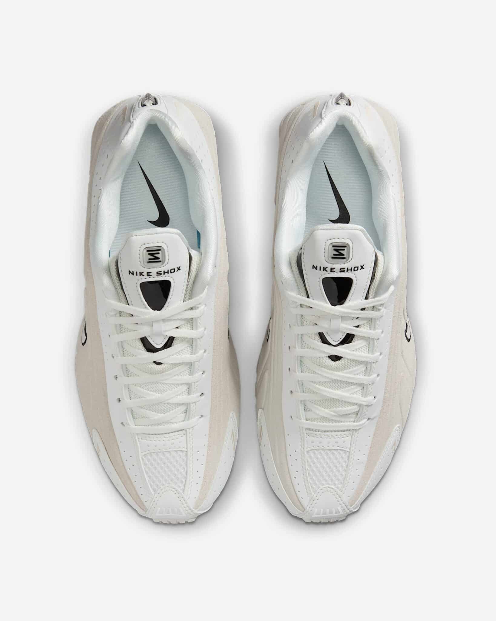 Nike Shox R4 White Suede HQ7739-100 5