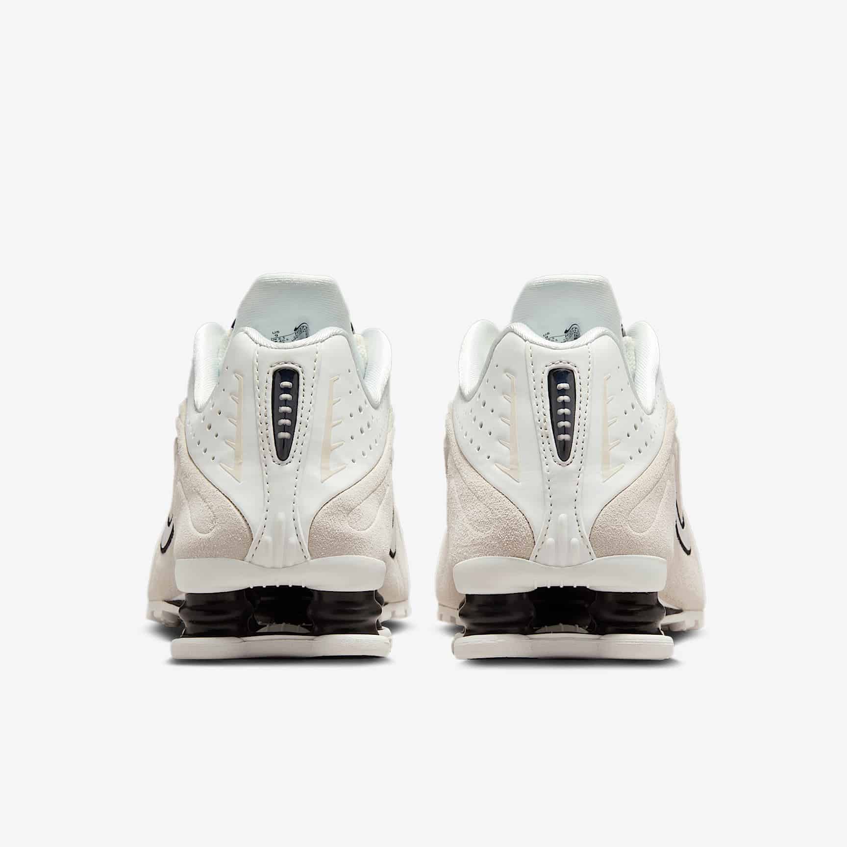 Nike Shox R4 White Suede HQ7739-100 6