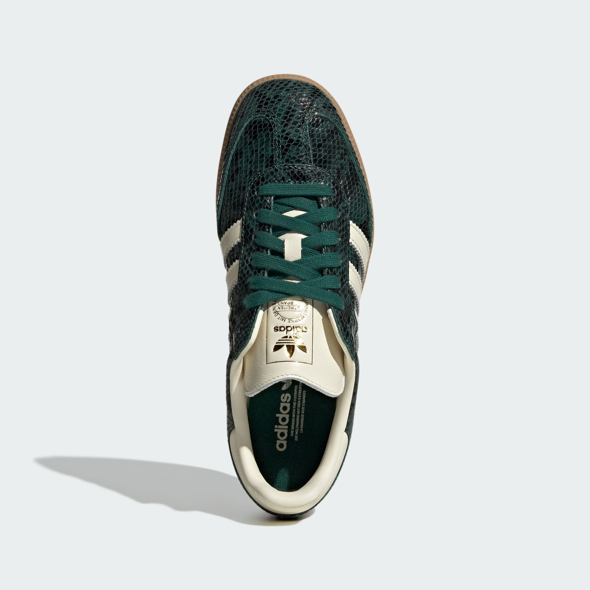 adidas Samba Snakeskin Black Collegiate Green JR8848 2