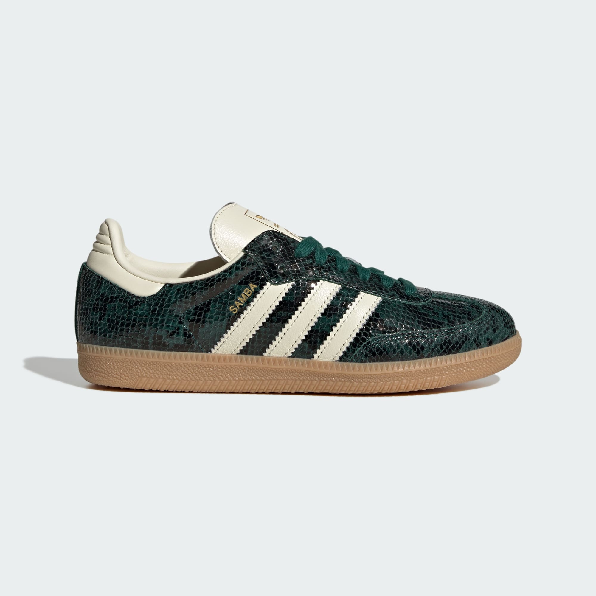 adidas Samba Snakeskin Black Collegiate Green JR8848 3