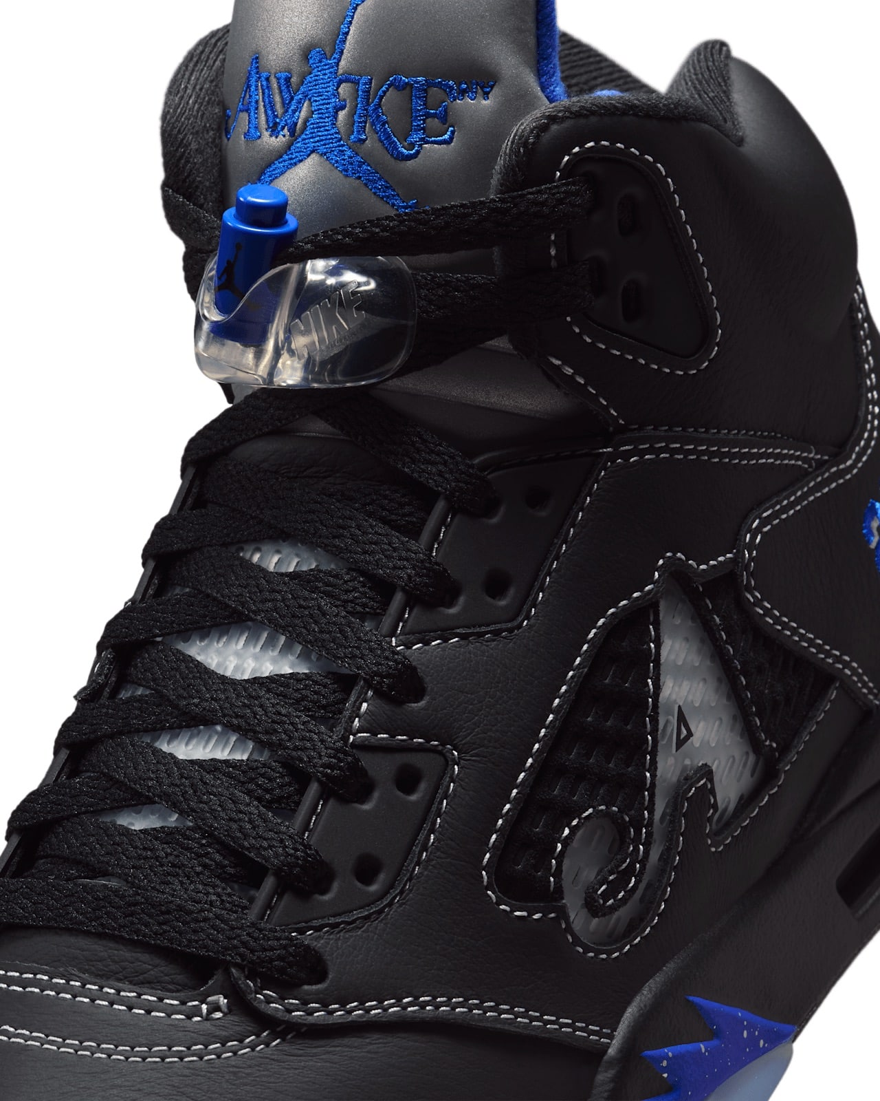 Awake NY x Air Jordan 5 Black Racer Blue DV4982-004 7