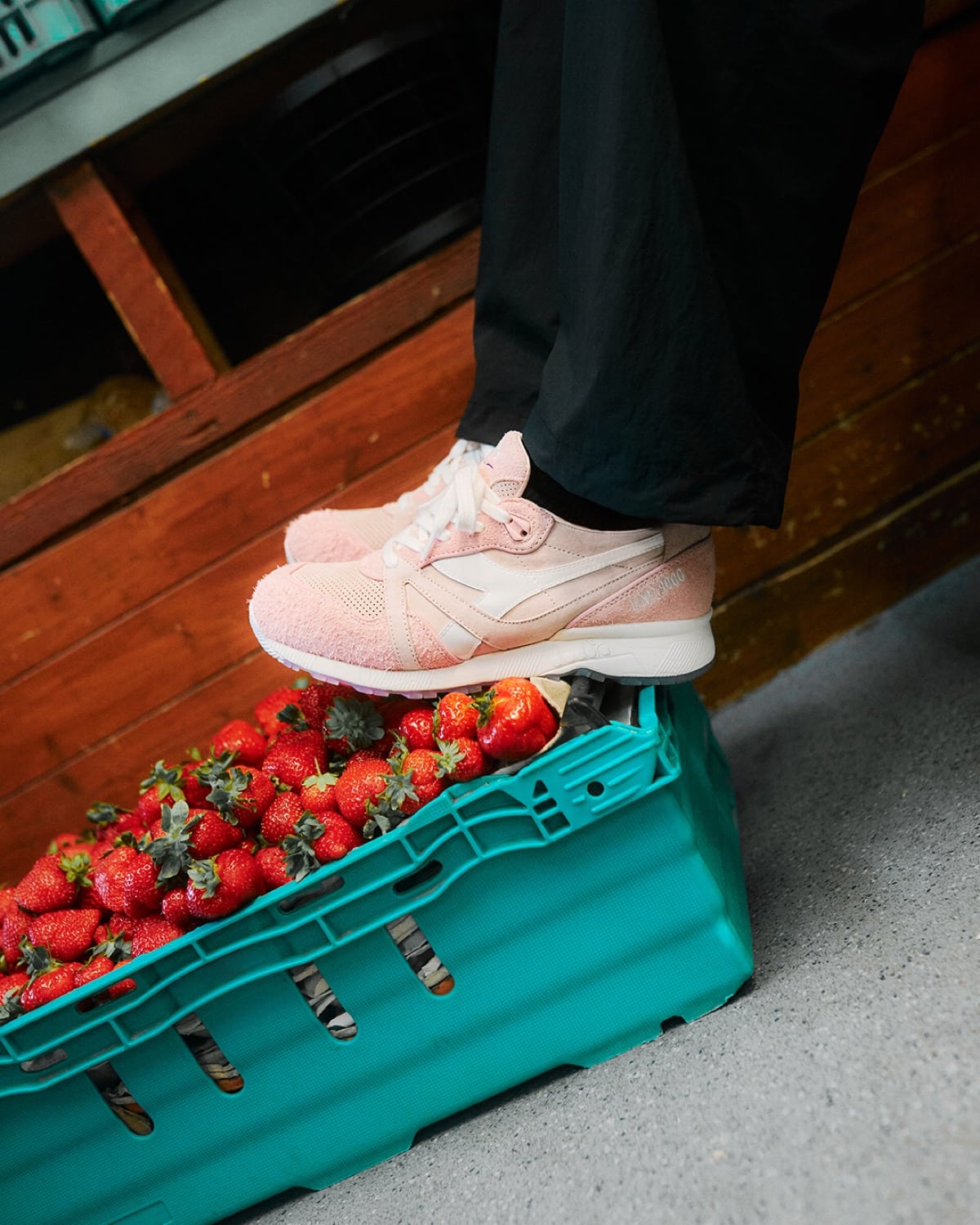 END x Diadora N9000 Strawberries Fall 2025 11