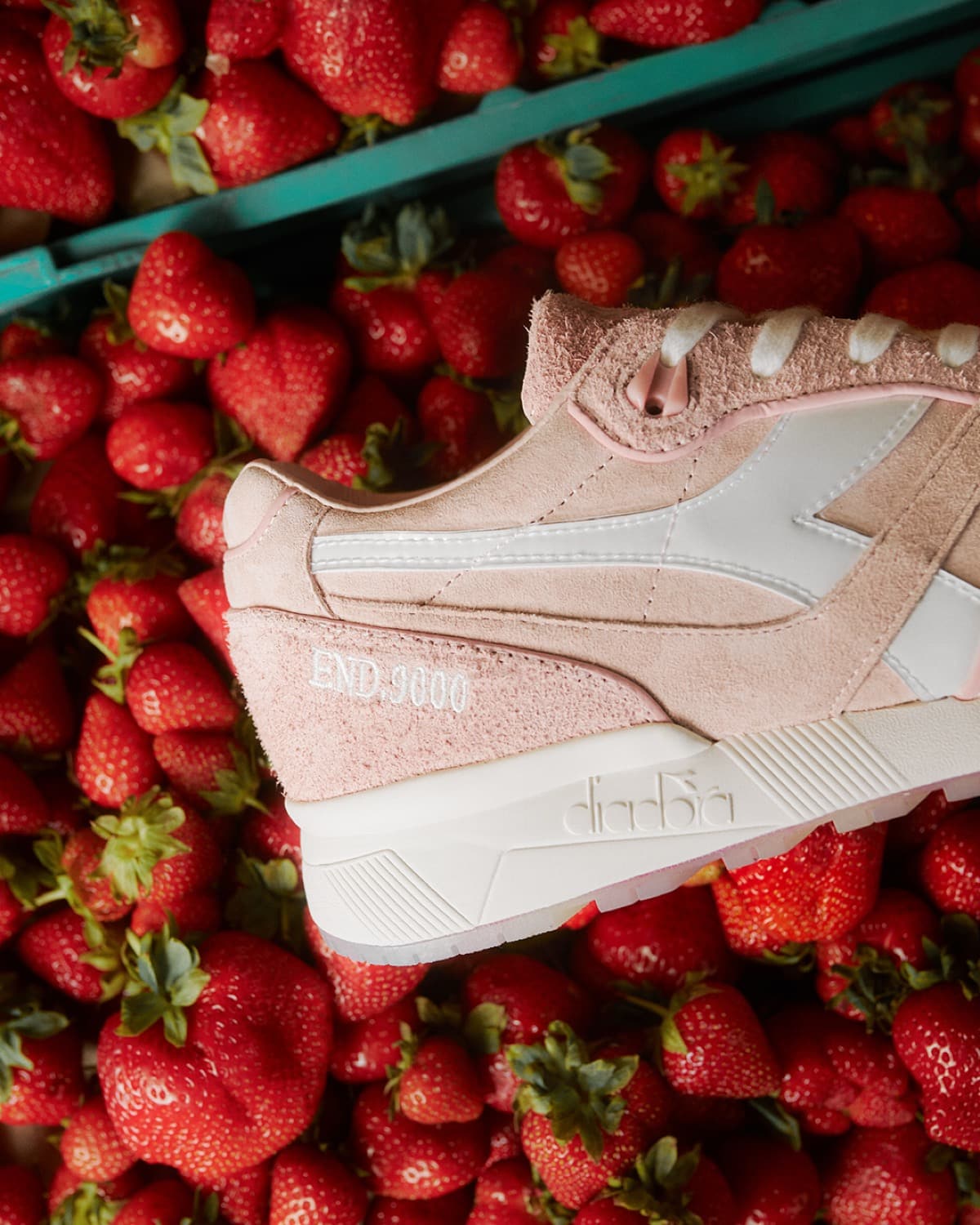 END x Diadora N9000 Strawberries Fall 2025 4