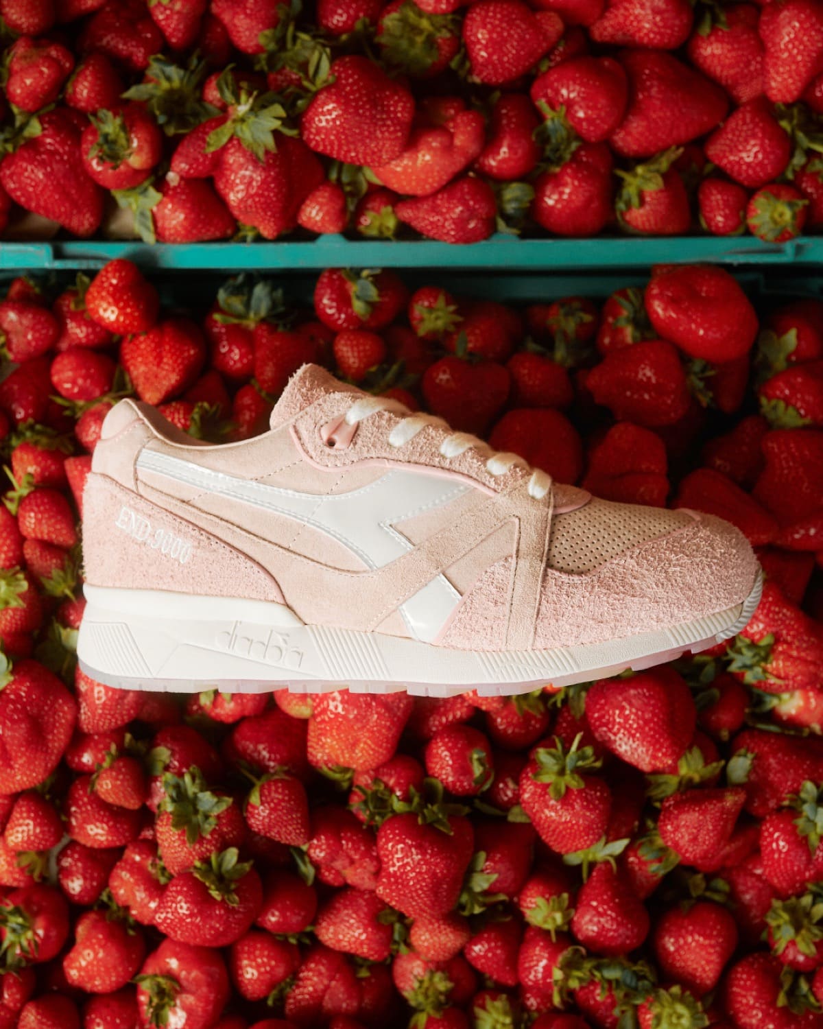 END x Diadora N9000 Strawberries Fall 2025 5
