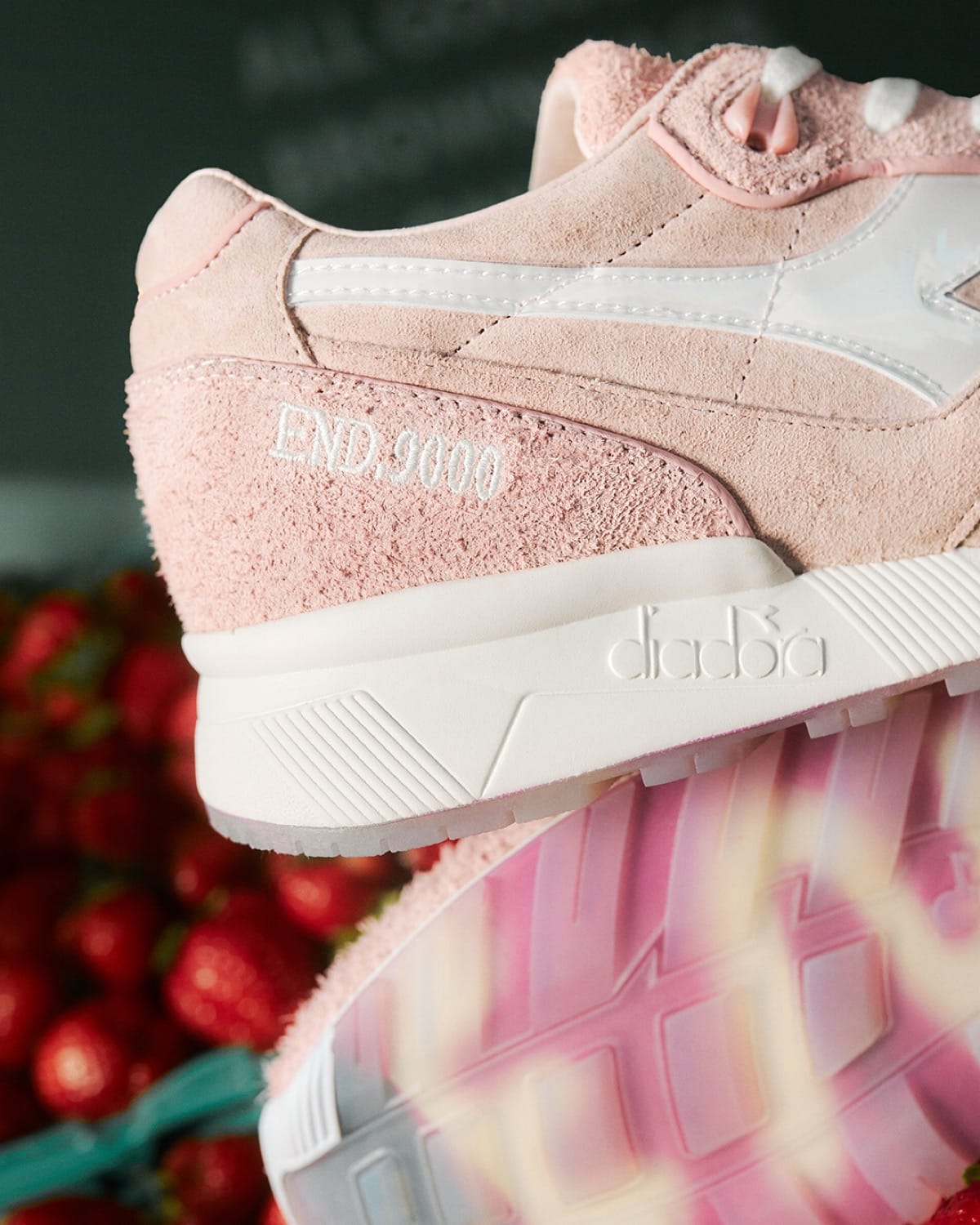 END x Diadora N9000 Strawberries Fall 2025 7