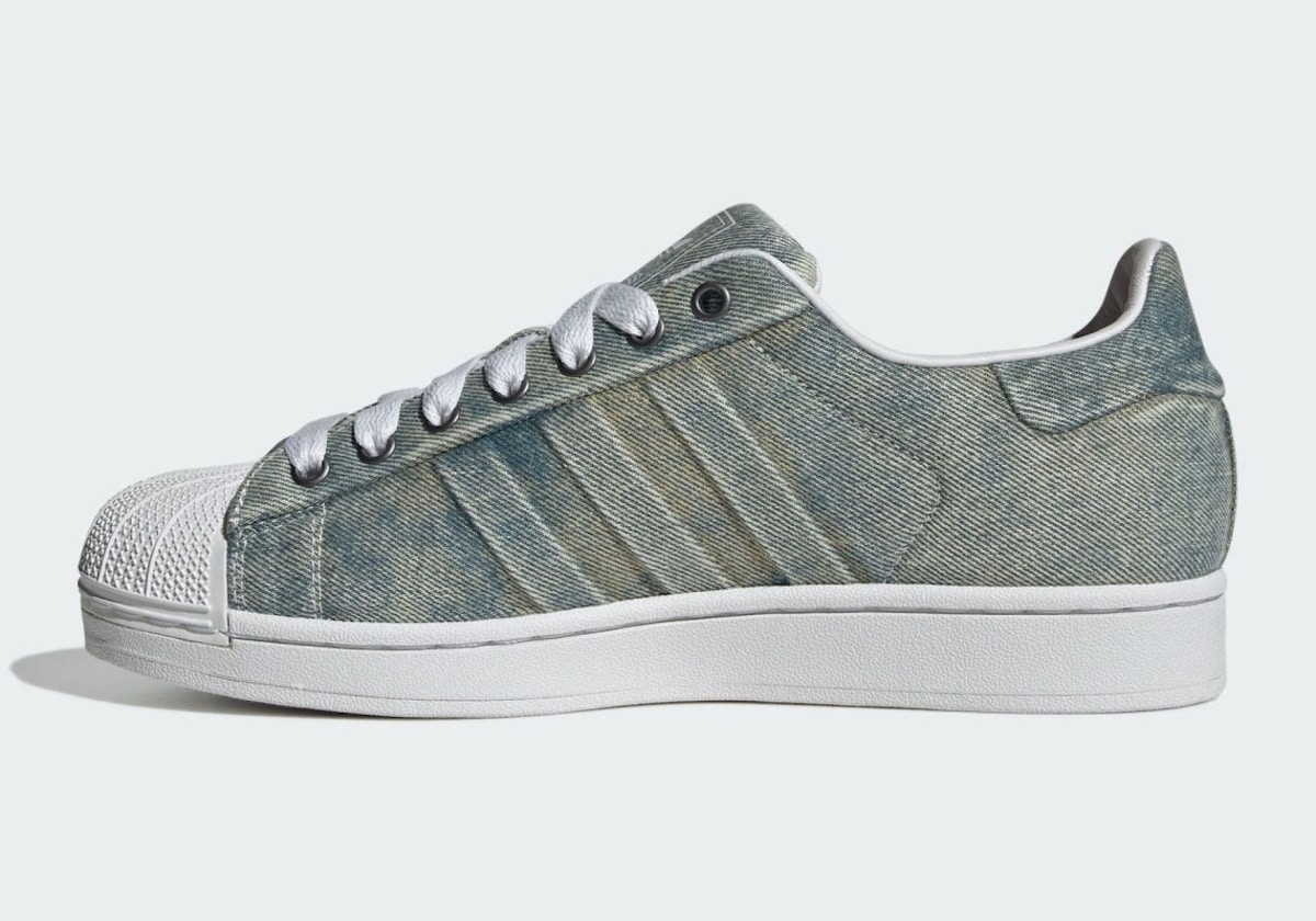 adidas Superstar Blue Washed Denim JQ3239 2