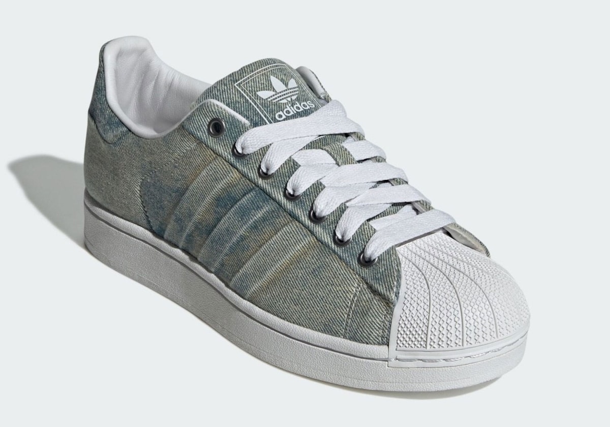 adidas Superstar Blue Washed Denim JQ3239 3