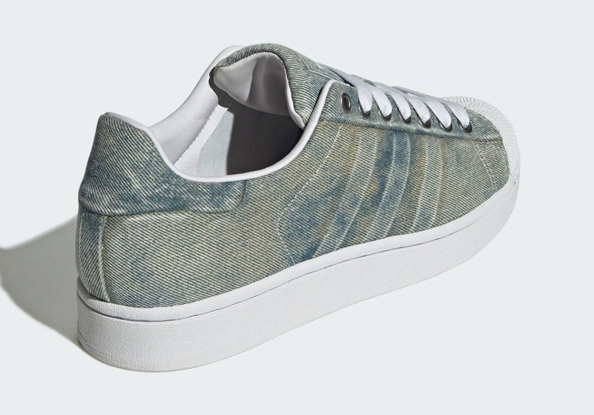 adidas Superstar Blue Washed Denim JQ3239 4