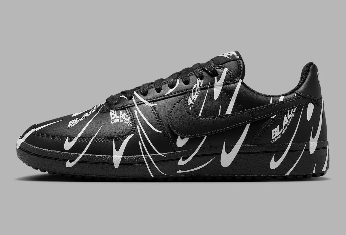 Comme des Garcons BLACK Nike Field General 82 Black White IM7417-001 2