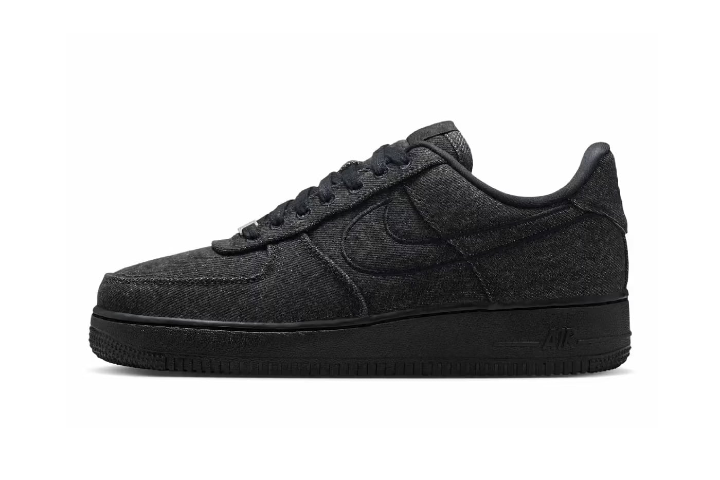 Nike Air Force 1 Black Denim IM7809-010 2