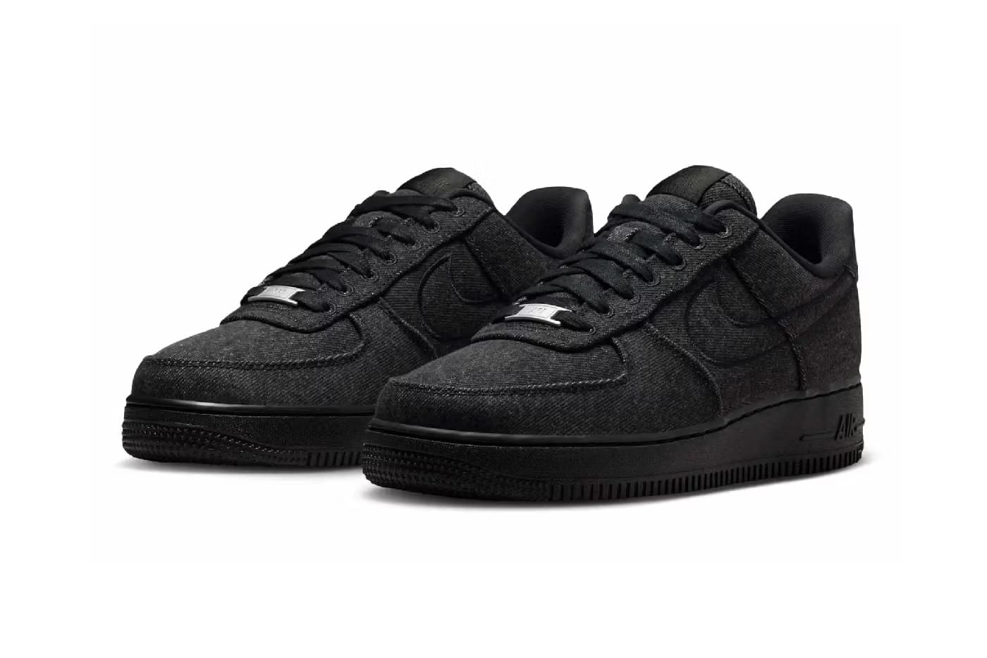 Nike Air Force 1 Black Denim IM7809-010 4