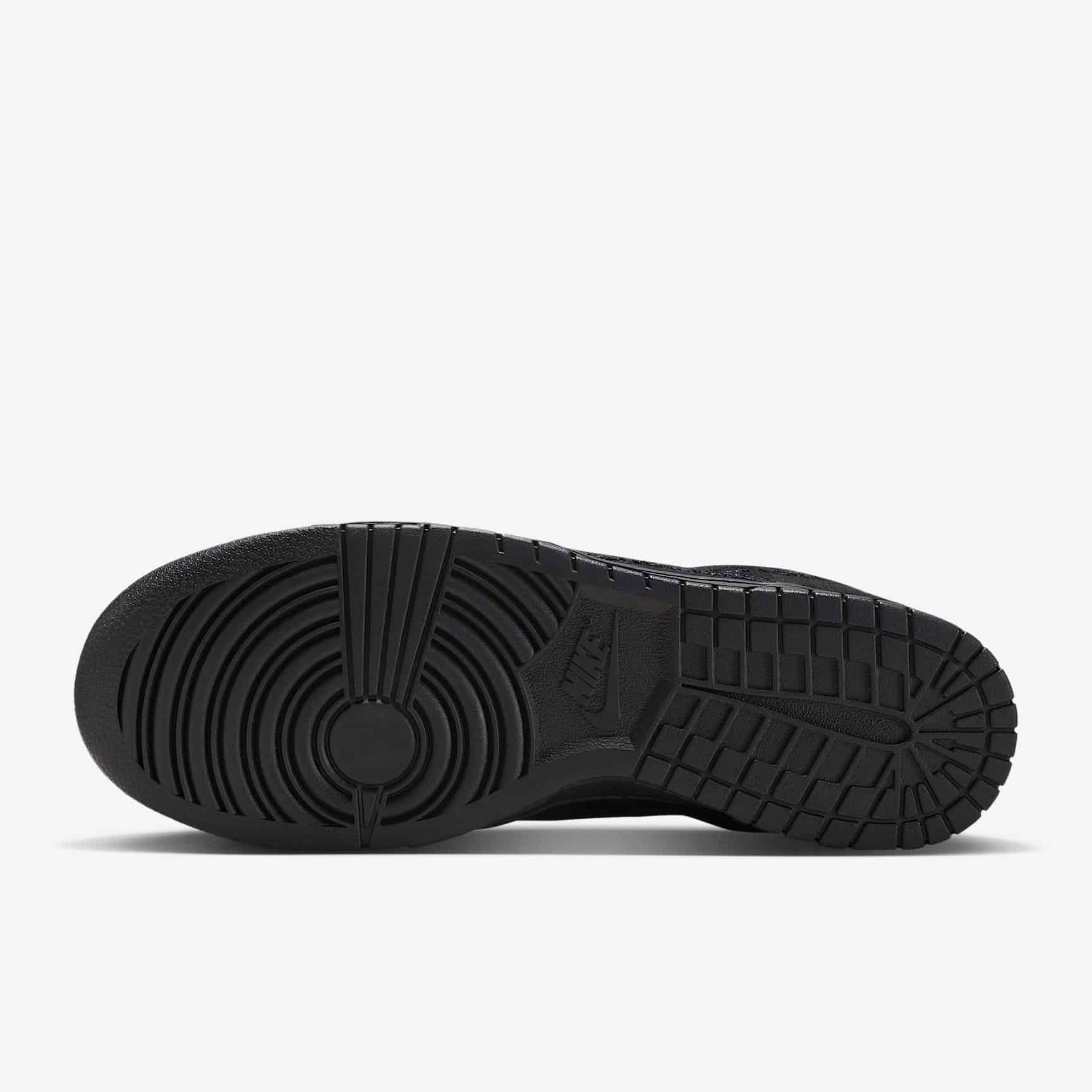 Nike Dunk Low Triple Black Suede IB6651-001 1