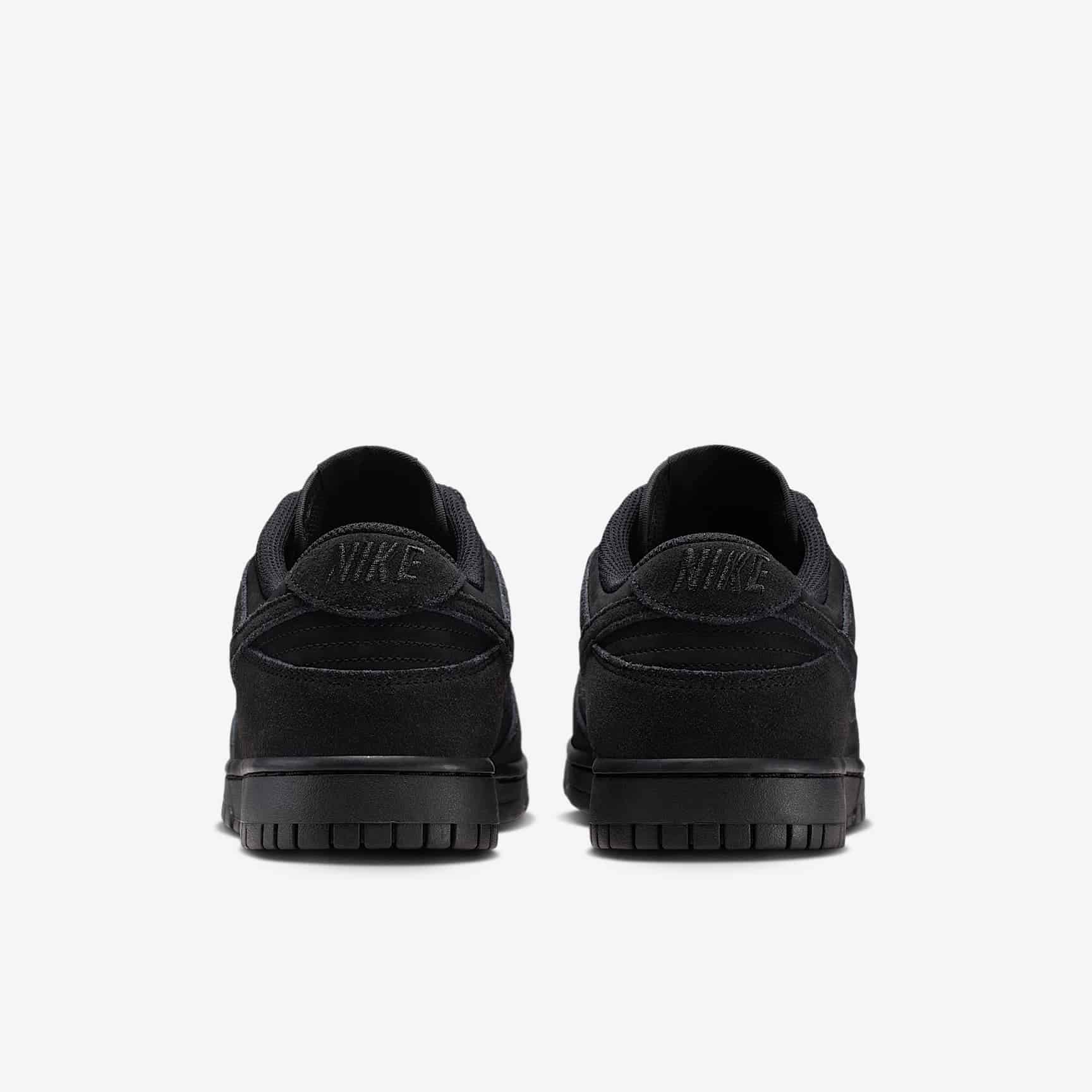 Nike Dunk Low Triple Black Suede IB6651-001 6