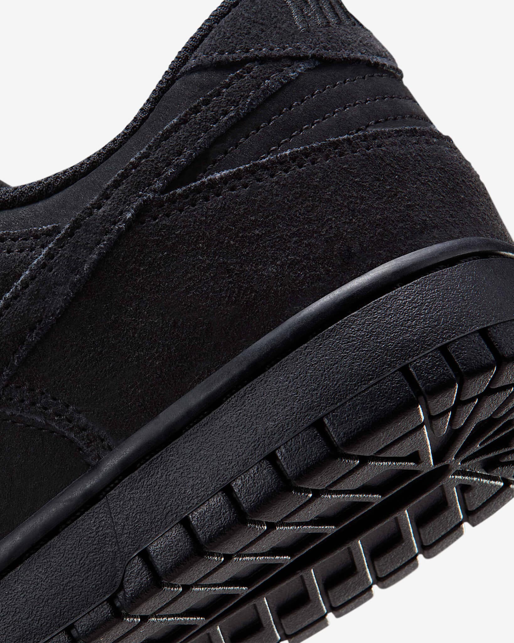 Nike Dunk Low Triple Black Suede IB6651-001 8