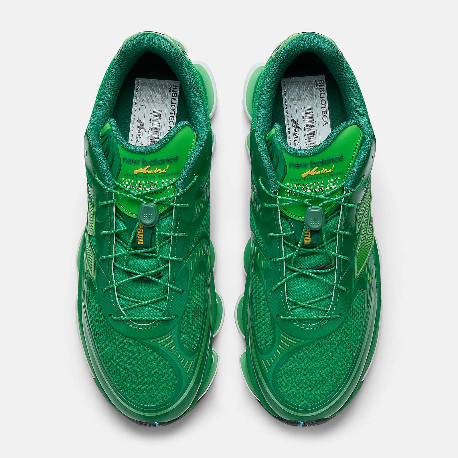 Amine x New Balance ABZORB 2000 Bright Green U2000ME 5
