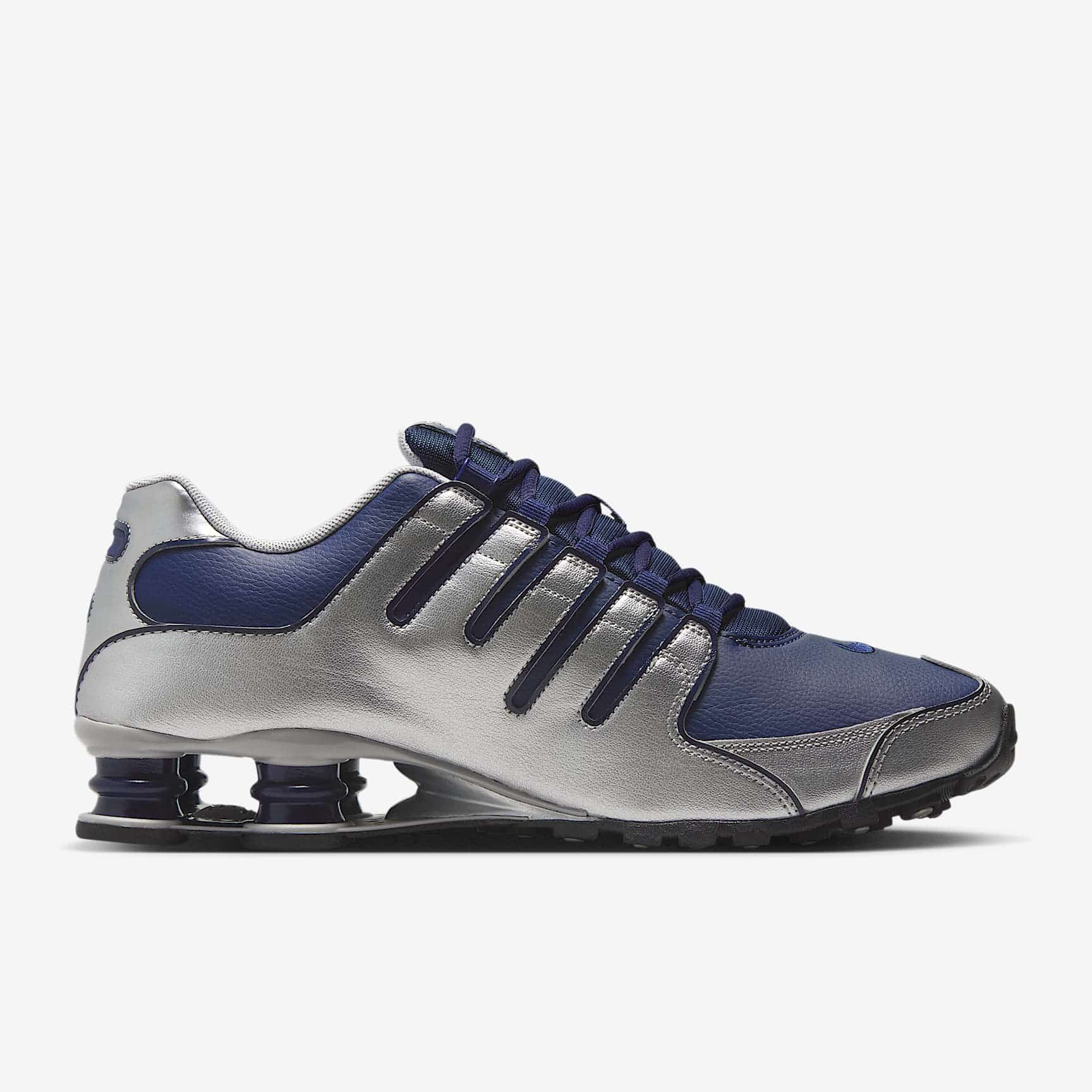 Nike Shox NZ Midnight Navy Metallic Silver 378341-402 3