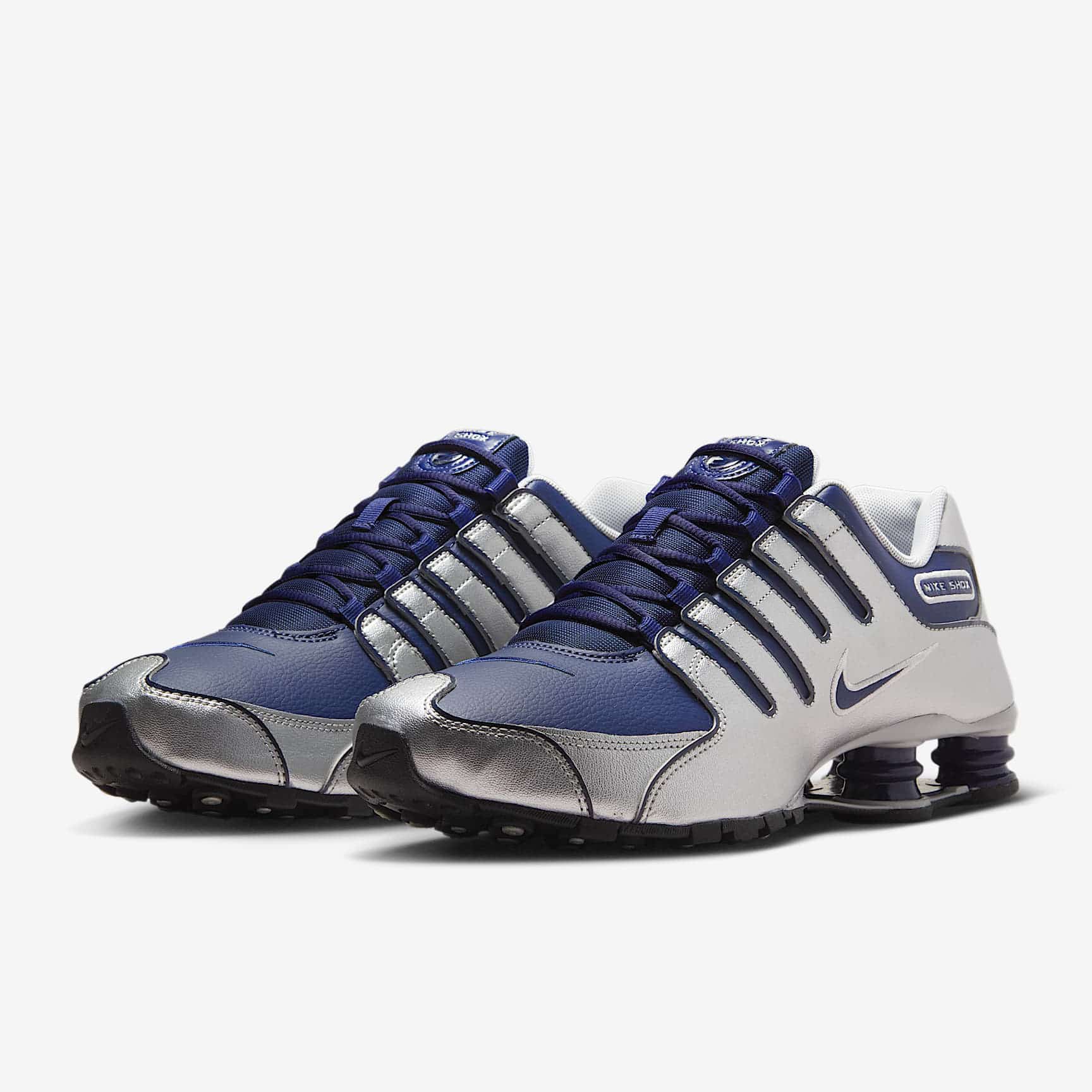 Nike Shox NZ Midnight Navy Metallic Silver 378341-402 4