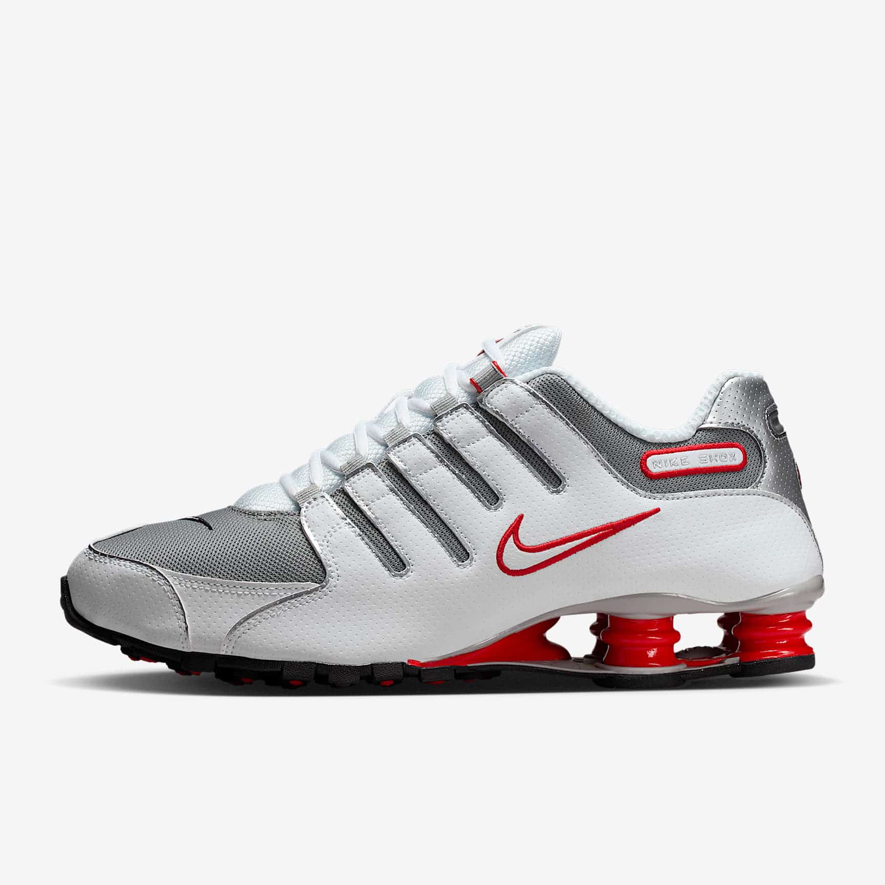 Nike Shox NZ White Sport Red 378341-104 2
