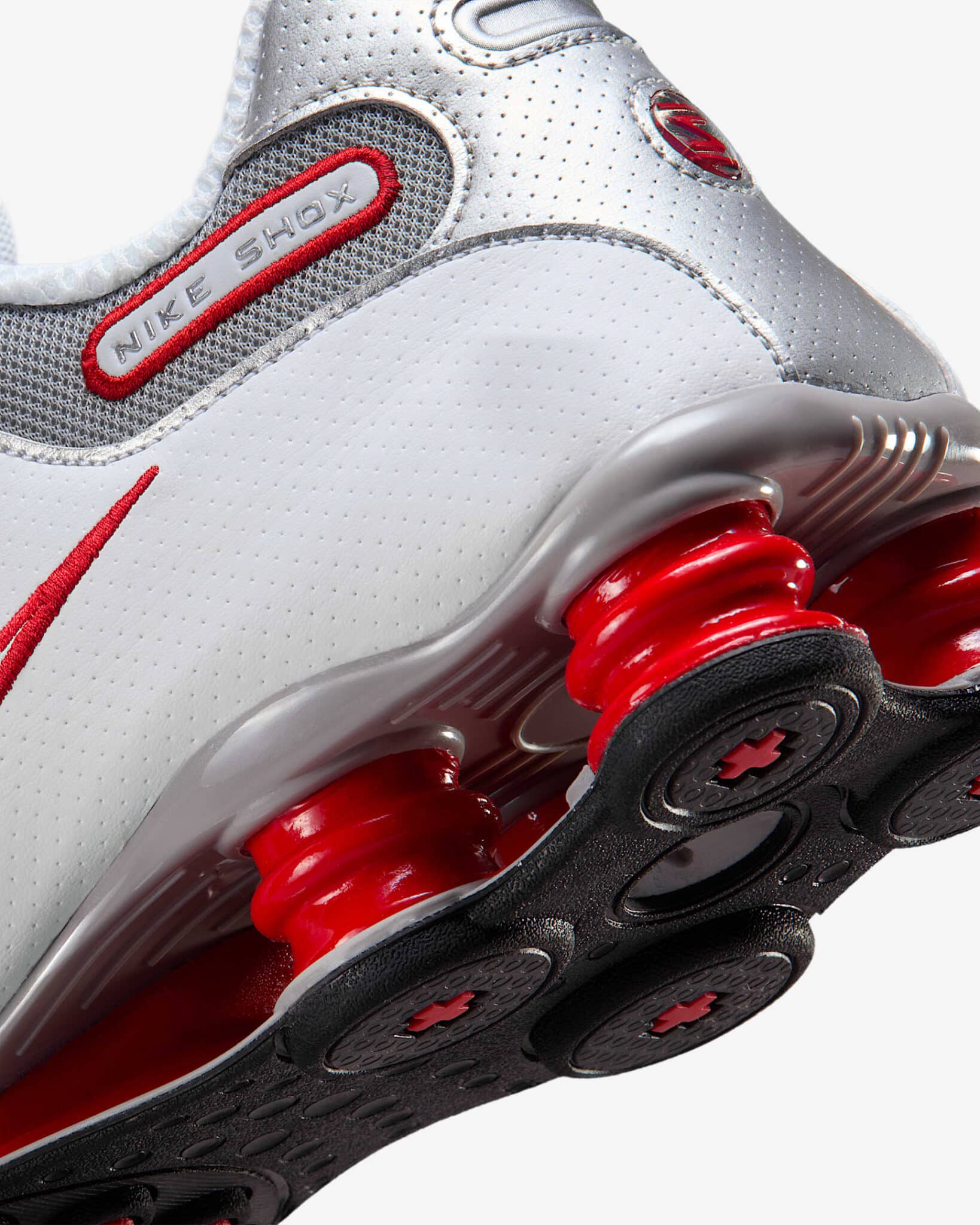 Nike Shox NZ White Sport Red 378341-104 7